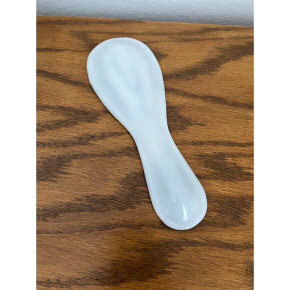 Handmade Spoon Rest - Black and White - Picture 2 of 4
